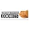 Signmission Fresh Baked Cookies Banner Concession Stand Food Truck Single Sided B-30064 - alternate 1